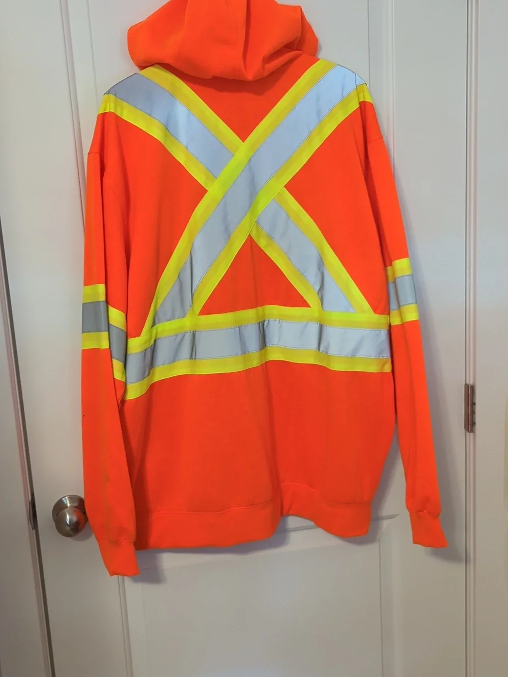 High Visibility Zippered Hoodie - Picture 2 of 6
